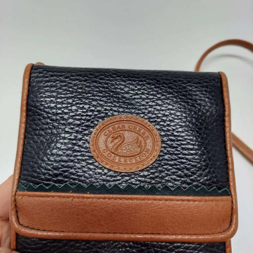 Clear Creek Collection Black Crossbody Wallet Bag